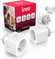 Innr Smart Plug, funktioniert mit Hue* und Alexa (Bridge erforderlich), Zigbee Repeater, 16A Steckdose mit Strommessung, 4 Stück