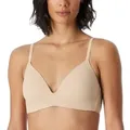 Schiesser BH Invisible Soft Bra With Underwired Bra Crème A 75 Damen
