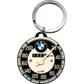 Nostalgic-Art - Edelstahl Schlüsselanhänger Ø4cm - BMW Tachometer