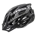 meteor Drizzle Fahrradhelm Herren Damen Kinder-Helm MTB rollerhelm M 55-58 cm  schwarz/ dunkelgrau - Schwarz/Dunkelgrau