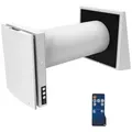 Blauberg Komplettset dezentrales Lüftungsgerät VENTO Expert A50-1 W V.2 weiße Innenblende, WLAN, DN 160