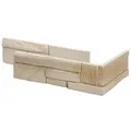 Dekorative Gipswandfliese 20-34x9,3cm 0,51m2 Beige Steinimitation