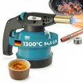 Lötbrenner Bunsenbrenner 1300°C 94,5 g/h 1300W Piezo Creme Brule Butan Brenner