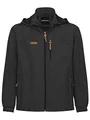 FALKENSTEJN Summer Windbreaker Anorak Windjacke leichte Jacke (6XL, Black)