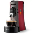 Philips CSA240/90 - Kaffeepadmaschine - 1450 Watt - dunkelrot