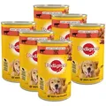 PEDIGREE Adult Dose 6x1200g - Nassfutter für Hunde mit Rindfleisch in Gelee