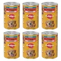 6x1200 g PEDIGREE Adult Nassfutter mit Rind und Leber in Gelee für adulte Hunde