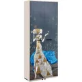 Furn.Design Schuhschrank Logu in Samt Bergonzoli 74 x 182 cm Logu