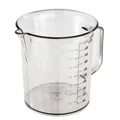 Teko-Plastic Kunstoffwerke E. Schröck GmbH Messbecher, 1 Liter, Stabiles Litermaß aus Kunststoff, glasklar 10047071