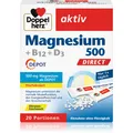 Doppelherz Magnesium 500 + B12 + D3 Säckchen trägt zur normalen Funktion des Nervensystems bei 20 St.