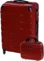 Reisekoffer BERTOO Firenze - rotes 2-in-1-Set 3XL