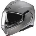 HJC i100 Solid Gr. L Klapphelm System Motorrad Helm grau