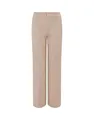 OPUS Damen City Pants | Wide Leg Pants MAUNO City mit dezenter Struktur Soft Oat, 42