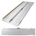 Rollstuhlrampe Auffahrrampe Schwellenrampe Alu 213 cm klappbar mit Griff