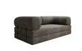 Luxusbetten24 Designer Sofa Lazy 3 Sitzer in Cord Grau