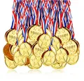 Fontee Medaillen, 24 Gewinner, Medaillen, Sport, olympisch, Thema, Kinder, Party, Auszeichnungen, Belohnung für Kinder