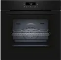 NEFF B2CCJ7BK3, N30, Einbau-Backofen Graphite Grey, LED Touch Control, 3D Heißluft, 7 Beheizungsarten, Air Fry und Air Fry-Backblech, Automatikprogramme, Pyrolyse und Easy Clean, Kindersicherung