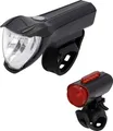 Fischer Twin Fahrrad-Beleuchtungs-Set Fahrradlicht LED