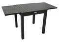 Balkontisch Gartentisch Ausziehtisch Bistrotisch ALCUDIA 140x70cm Alu anthrazit