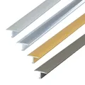 Dalsys T-Profil, Übergangsprofil 100cm x 13mm Bodenprofil aus eloxiertem Aluminium, Gold