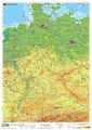 Deutschland physisch: Handkarte