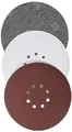 Original Einhell 15-tlg. Gitter- & Schleifpapier-Set (Trockenbauschleifer-Zubehör, Ø 225 mm, Körnung P80 und P120, Kletthaftung, für diverse Einhell Trockenbauschleifer)