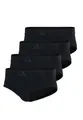 adidas Basic Brief Men Herren Unterhose Slip Unterwäsche 4er Pack, Farbe:001 - Black, Bekleidungsgröße:XL