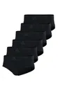 adidas Basic Brief Men Herren Unterhose Slip Unterwäsche 6er Pack, Farbe:001 - Black, Bekleidungsgröße:XL