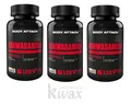 (EUR 243,38/kg) 3er-Pack - Body Attack - Ashwagandha - 3 x 120 Kapseln
