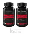 (EUR 251,41/kg) 2-er Pack - Body Attack - Ashwagandha - 2 x 120 Kapseln