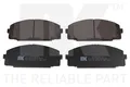 Bremsbelagsatz Scheibenbremse NK 224534 für TOYOTA HIACE 100 DYNA 4 Bus 3 YH51
