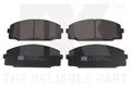 NK Bremsbelagsatz, Scheibenbremse 224534 für TOYOTA