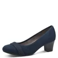 Jana Damen Pumps mit Glitzerdetails Vegan, Blau (Navy), 37 EU
