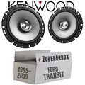 Kenwood Lautsprecher für Ford Transit 16cm Boxen Koax Auto Front Heck Einbauset