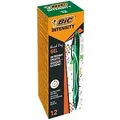 BIC Gel-ocity Quick Dry Einziehbar Tintenroller Grün 0,3 mm Mittel Kugel Nachfüllbar 12 Stück