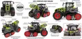 Universal Hobbies UH6752 Claas Axion 930 Terra Trac 1:32 Spur 1 Standmodell