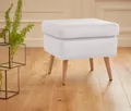 Home affaire Polsterhocker Sallito, die kleinere Version von "Salla", in 6 Bezugsqualitäten