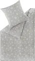 ESPRIT Winter Bettwäsche FLANELL Hellgrau 135 x 200 cm