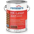 Hk-lasur 3in1 [plus] Teak, Matt, 2,5 Liter, Holzlasur, Premium Holzlasur Außen, 3fach Holzschutz Mit Imprägnierung + Grundierung + Lasur - Remmers
