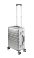 Travelhouse Oslo Carry-on Luggage (39 Liter) Hartschalen Trolley Koffer aus hochwertiger Aluminium/Magnesium Legierung mit 4 Doppelrollen und zweifachem TSA-Zahlenschloss