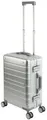 Aluminium Handgepäck Reisekoffer 44L - Komplett Alu Hartschale - TSA - Silber