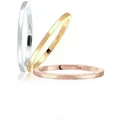 Elli Ring-Set (Set,3 tlg) "Stacking-Rings" Tricolor 925 Silber, Bi Color_Tri Color goldfarben 58