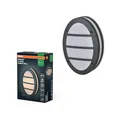 Osram ENDURA CLASSIC ORBICK W Außenleuchte, Wandleuchte, E27-Fassung, dunkelgrau, Aluminium, schnelle & einfache Installation, mattierter Diffusor, IP65 Schutzklasse, Anwendung im Außenbereich