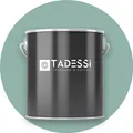 TADESSI Wandfarbe Grün - Jadegrün - abwaschbare Innenfarbe matt - Dispersionsfarbe - Geruchsarm und Lösemittelfrei - 1 Liter Gebinde