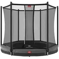BERG Trampolin Favorit InGround 200 Grey inkl. Sicherheitsnetz Comfort