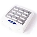 ATTAS Funk Codeschloss SIGNAL 218 | Metall Codetaster 433 MHz Tormatic Novoferm | Garagentorantrieb | wetterfestes Codeschloss Garagentor mit Tastatur | Türöffner mit Code | Weiß