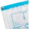 10 SPRINTIS Planschutztaschen, mit Gleitverschluss, transparent A1, PE, transparent|blau