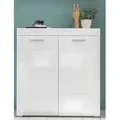 Schuhschrank INOSIGN "Avena", weiß (weiß, weiß hochglanz), B:91cm H:97cm T:38cm, FSC-zertifizierter Holzwerkstoff, Schränke