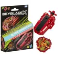 Beyblade X Soar Phoenix 9-60GF Deluxe Schnur-Starter Set, mit 1 Starter und 1 Kreisel, mit X-Celerator und mit 2 Klicks zusammenzubauen