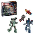 LEGO 76320 Marvel Iron Man & War Machine vs. Hammer-Drohnen, 2 Minifiguren